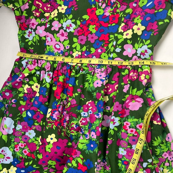 Sugarlips Green Floral Midi Dress - Picture 12 of 14